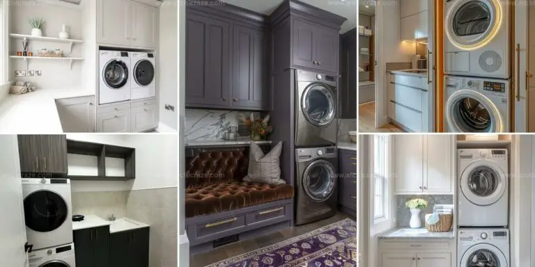 Top Stacked Laundry Room Ideas